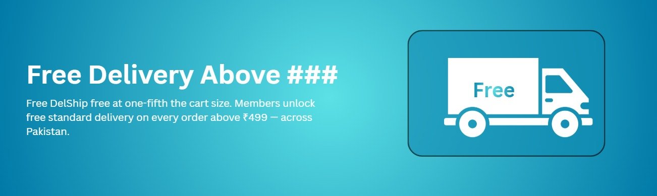 Free delivery for members